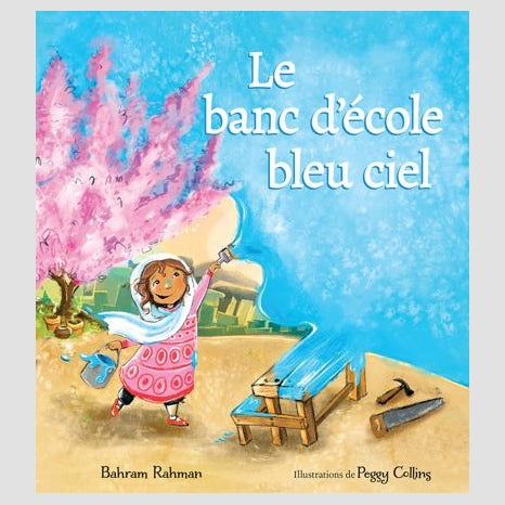 Le banc d’école bleu ciel