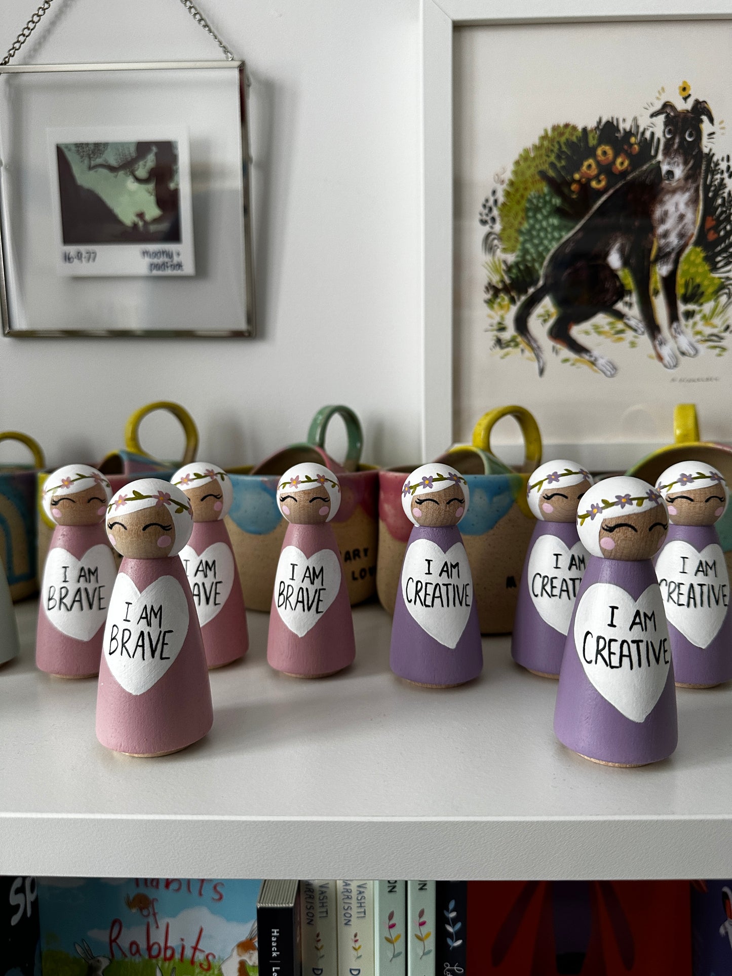 Affirmation Peg Dolls